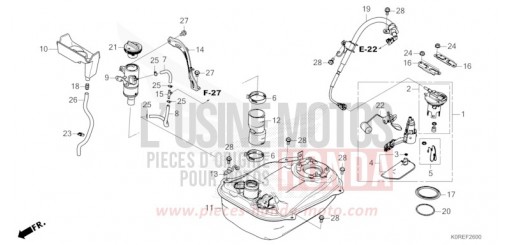 FUEL TANK SH125ADT de 2026